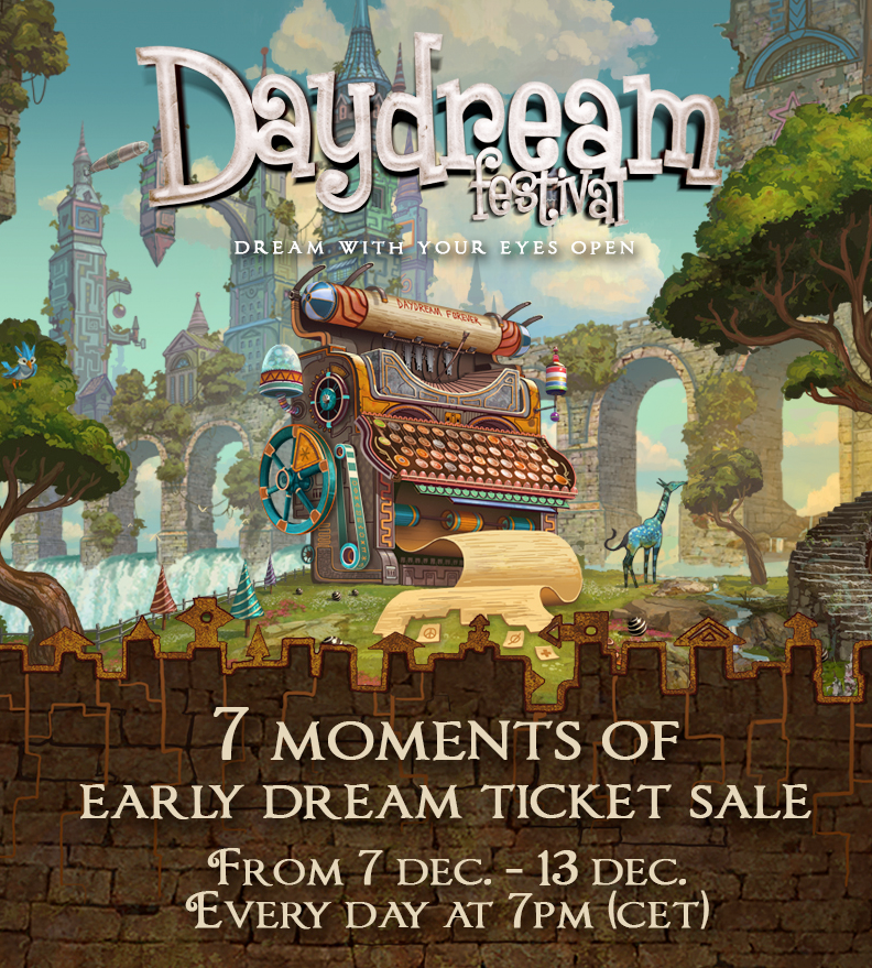 Daydream Festival start Early Dream Ticket Sale week!