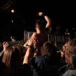 Youth gone wild Andy crowdsurfing