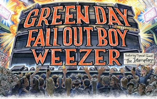 Green Day, Fall Out Boy en Weezer op 17 juni @ Sportpaleis!
