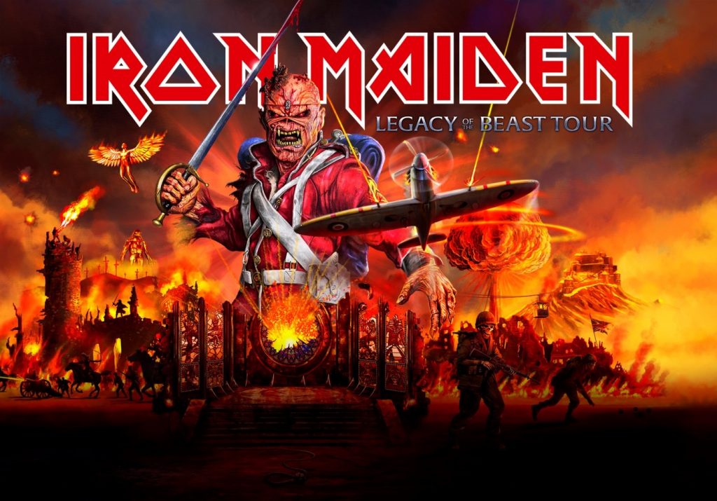 , IRON MAIDEN MET &#8216;LEGACY OF THE BEAST TOUR&#8217; OP 9 JULI NAAR WEERT!