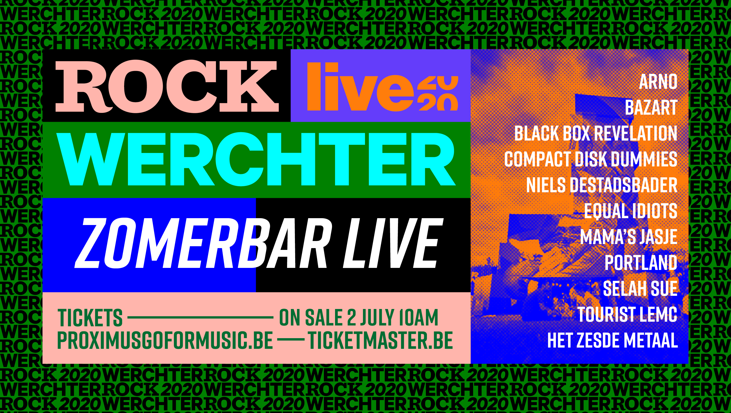 Het zomert geweldige concerten @ zomerbar Werchter!