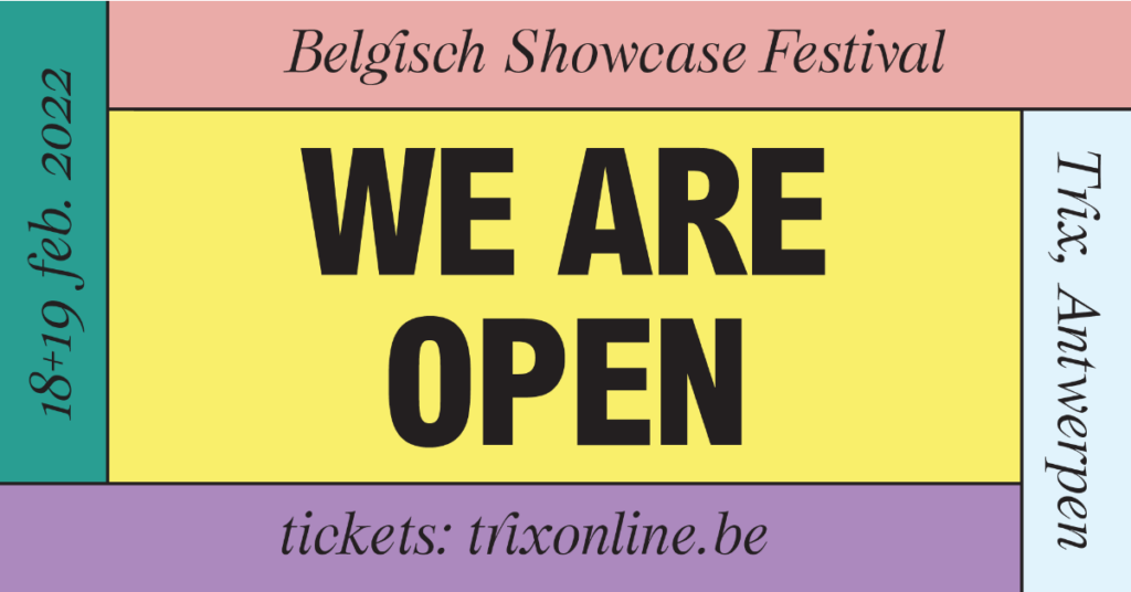 , We Are Open 2022 verplaatst naar 18 + 19 maart!