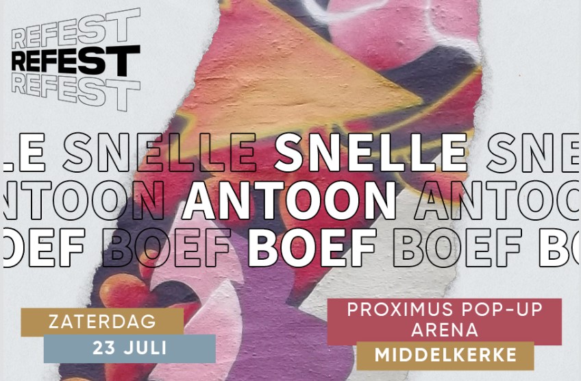 REFEST, hét nieuwe rap & hiphop festival op 23 juli 2022 @ Middelkerke