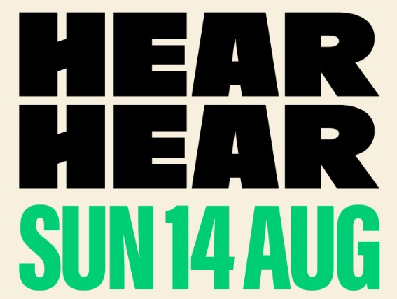 , Eefje de Visser, Blood Red Shoes en Parquet Courts toegevoegd aan HEAR HEAR! affiche