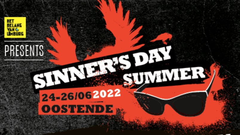 , Sinner’s day summer komt noodgedwongen met aanpassing affiche!