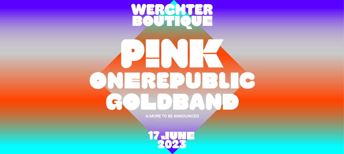 OneRepublic en Goldband naar Werchter Boutique 2023!
