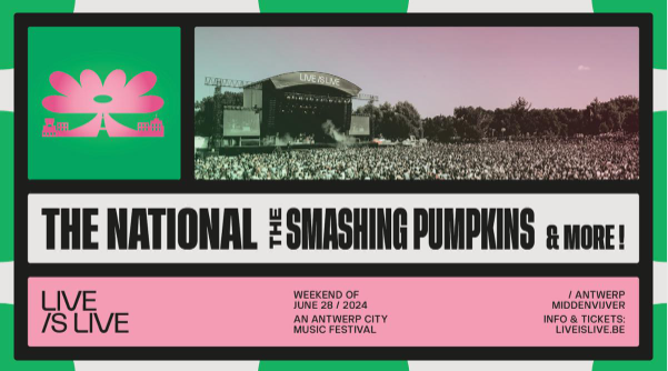 The National en The Smashing Pumpkins zijn de eerste namen voor Live is Live 2024!